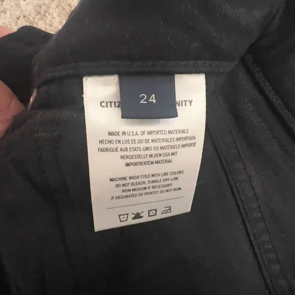 Citizens Of Humanity Black High Rise Jeans - Picture 4 of 4